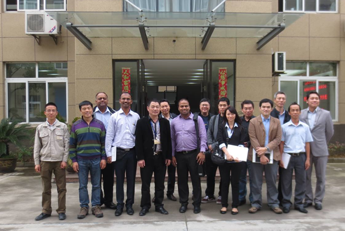 外籍客户来访菲尔卡斯杭州总部